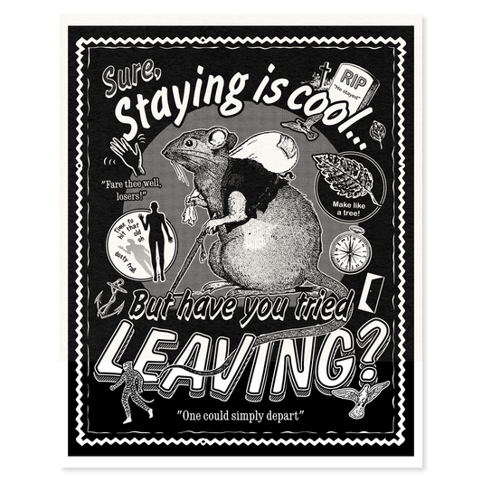 "Leaving" Poster
