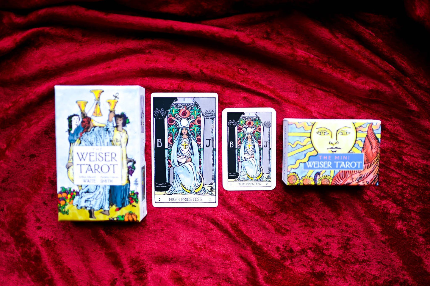 Mini Weiser Tarot: Flashcards / English