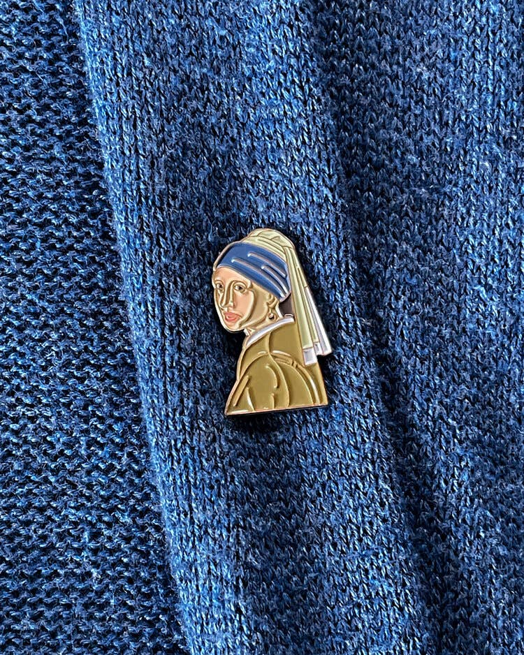Girl with a Pearl Earring • Enamel Pin
