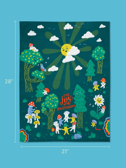 The Joy Of Mushrooms Dish Towel **coming soon**