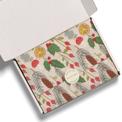 Holiday Greens Tissue Paper