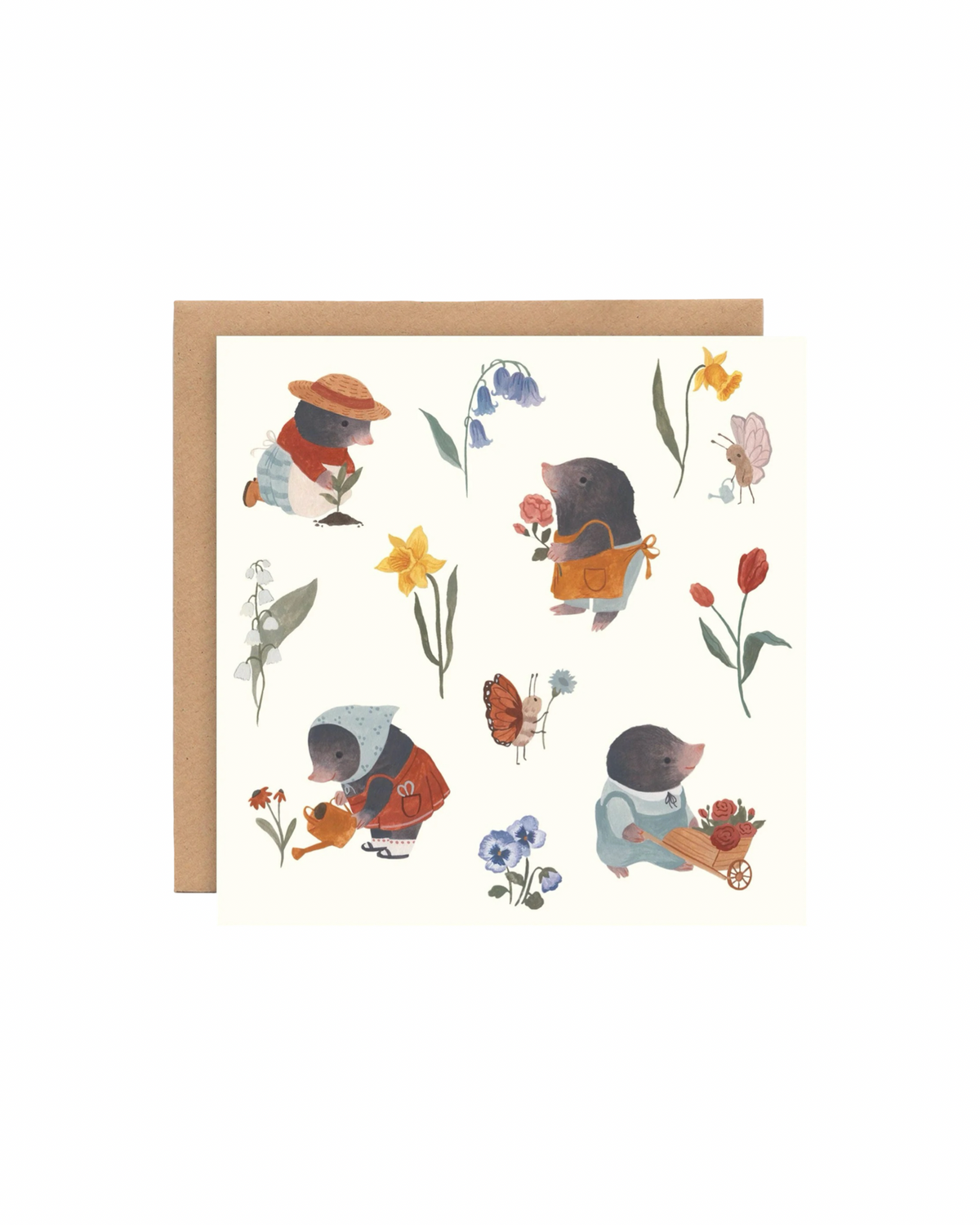 Gardening Moles Card