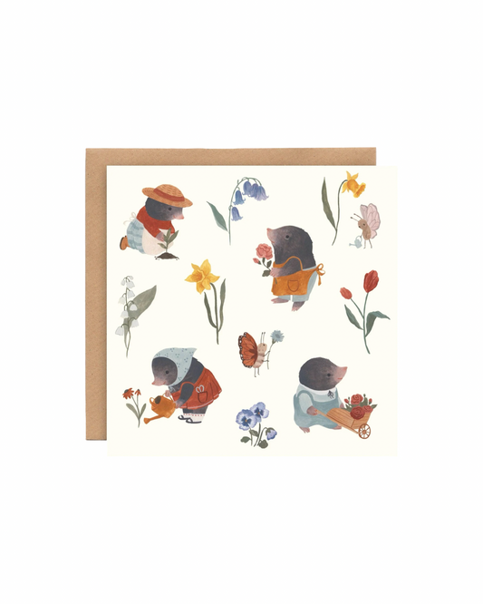 Gardening Moles Card