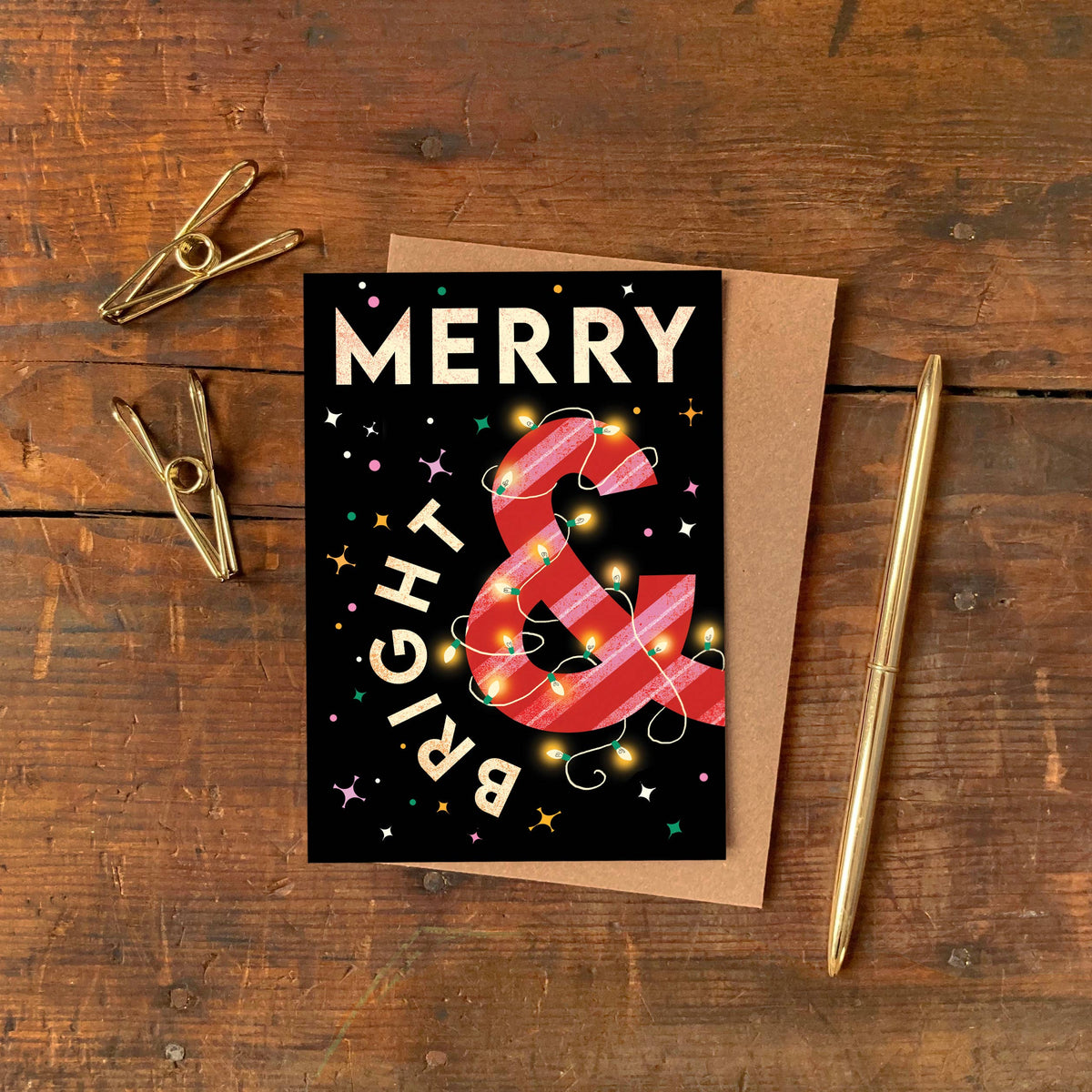 Christmas Lights - Box of 8 Assorted Cards