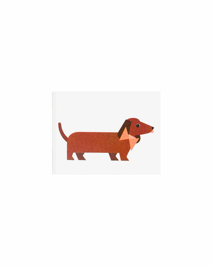 Dachshund Mini Card