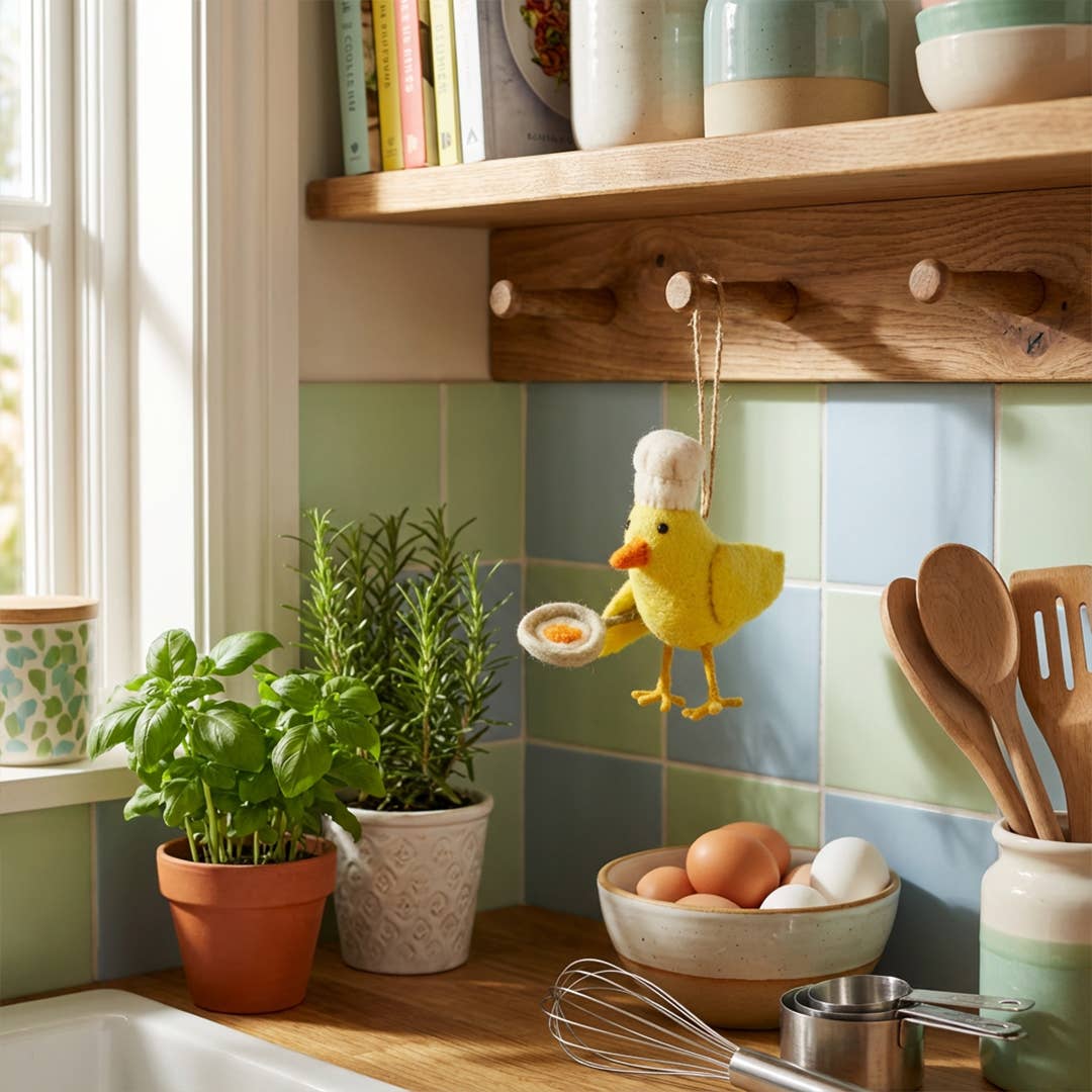 Chick Norris Felt Decoration