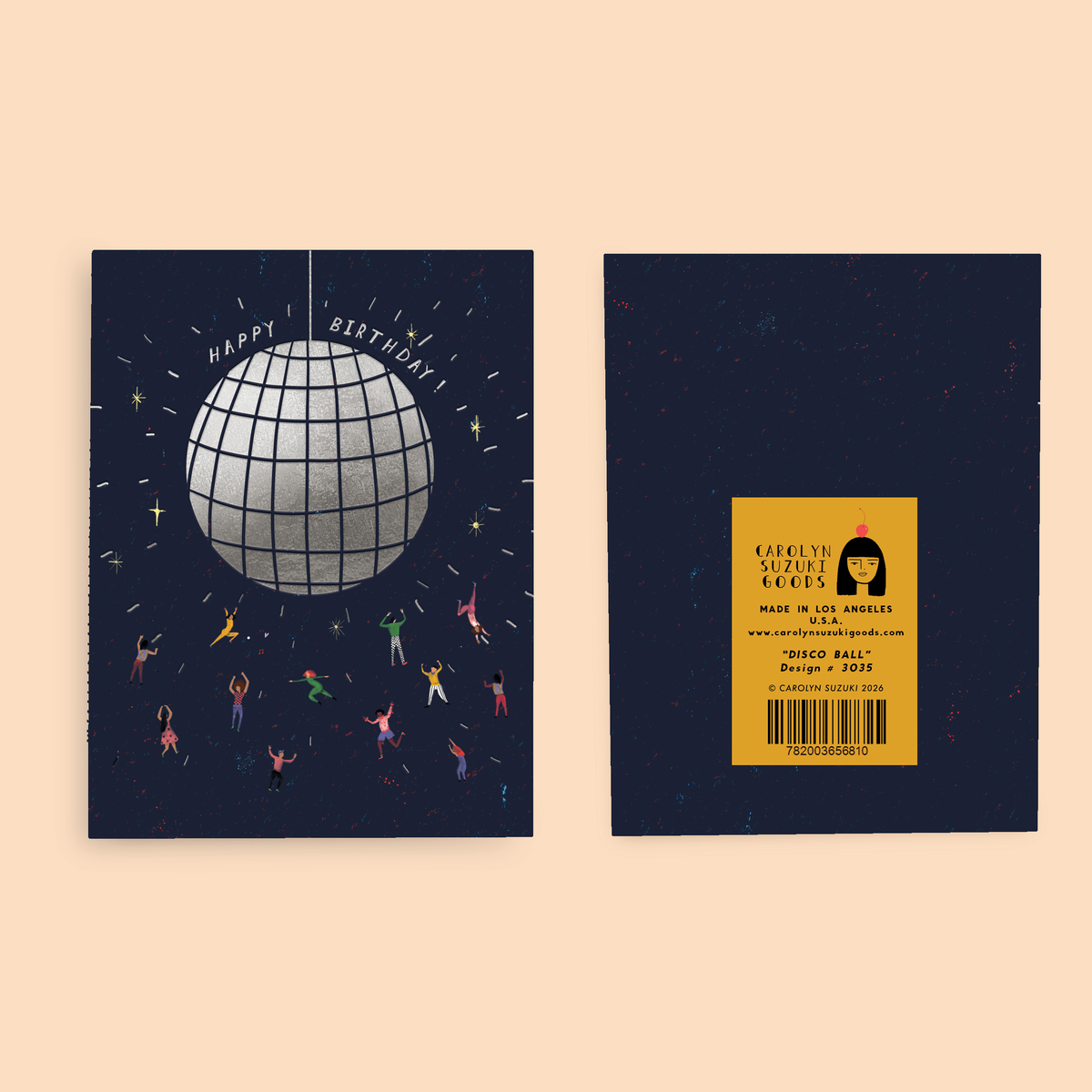 Disco Ball Birthday Card