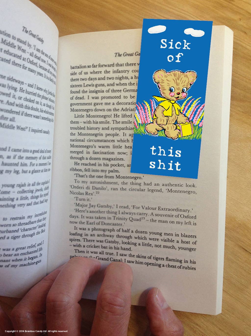 Sick Of This Shit Magnetic Bookmark