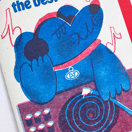 For the Record Riso Father's Day Card