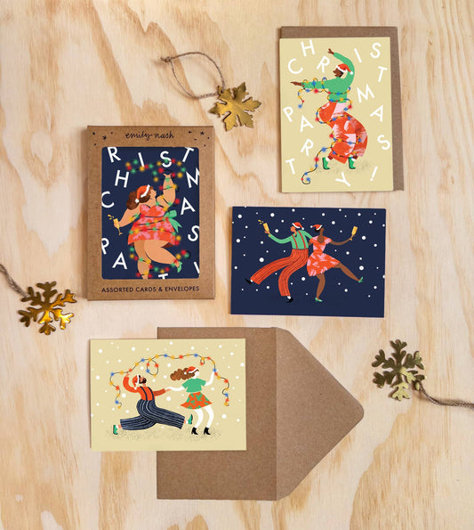 Christmas Party - Box of 8 Assorted Cards