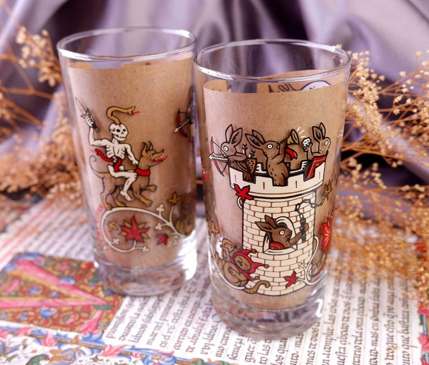 Medieval Battle - Drinking Glass: Single