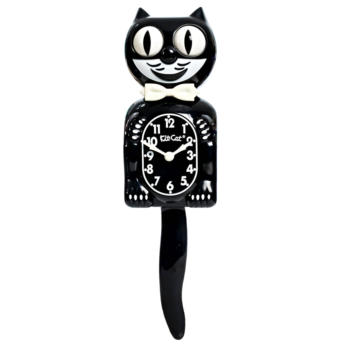 Classic Black Glow-In-The-Dark Kit-Cat Klock