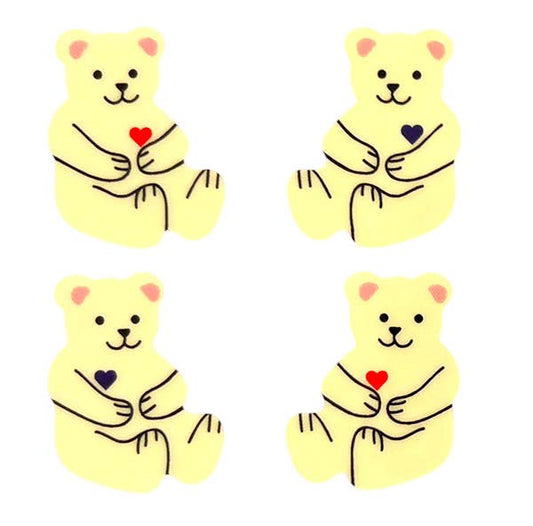 Glow in the Dark Beary Cute Sticker Sheet