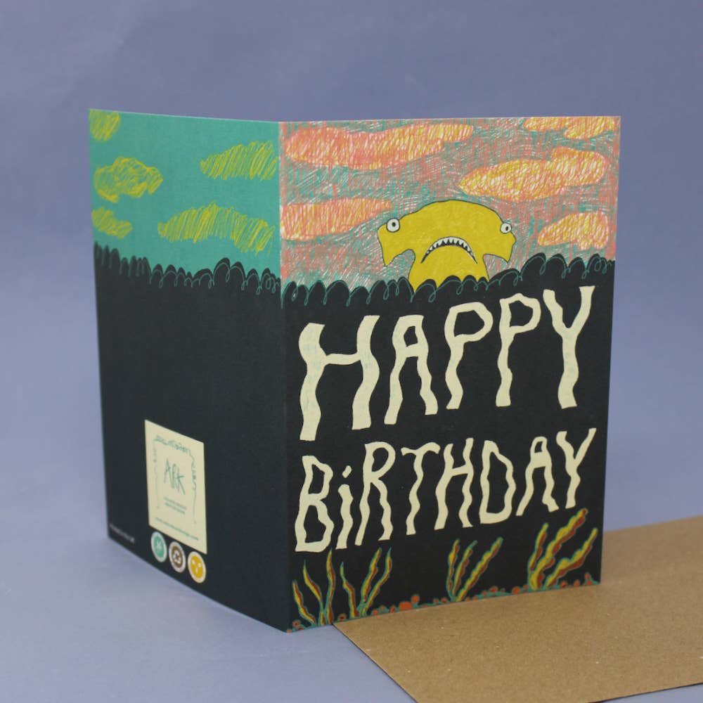 Happy Birthday Hammer Head Greetings Card