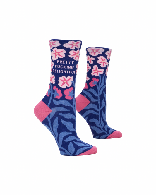 Pretty Fucking Delightful Women's Crew Socks