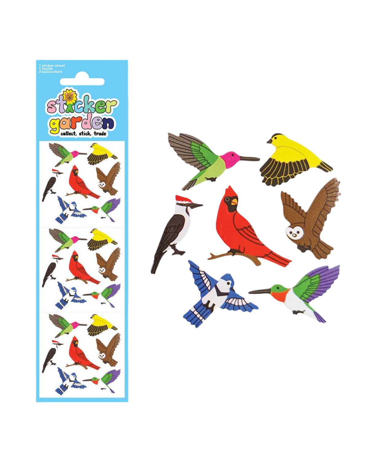 Classic Birds Sticker Sheet