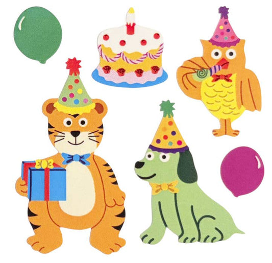 Birthday Animals Sticker Sheet
