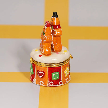 Gingerbread Couple Trinket Box