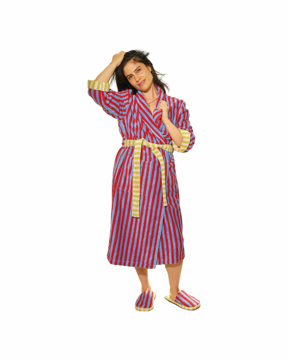 Lanternfly Stripe Bathrobe