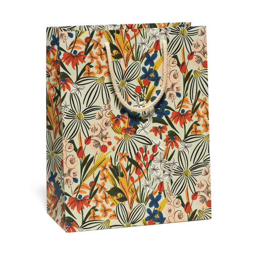 Striped Florals Gift Bag