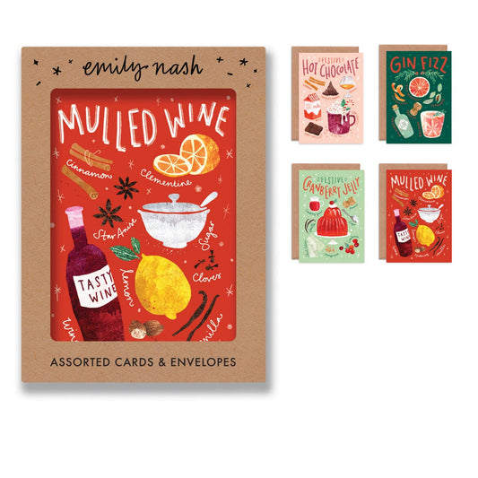 Christmas Recipes - Box of 8 Assorted Cards