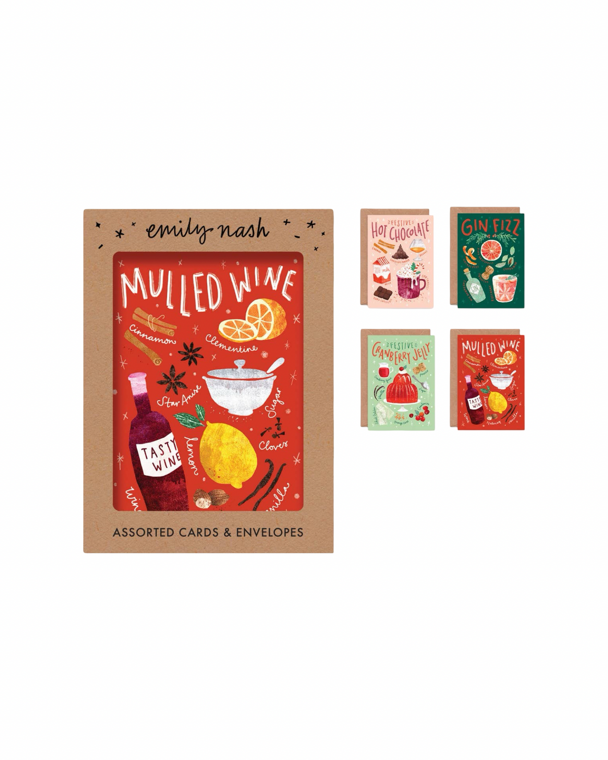 Christmas Recipes - Box of 8 Assorted Cards
