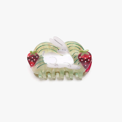 White Rabbit Hair Claw