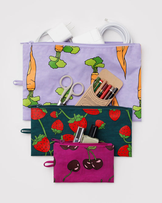 Carrots & Berries Flat Pouch