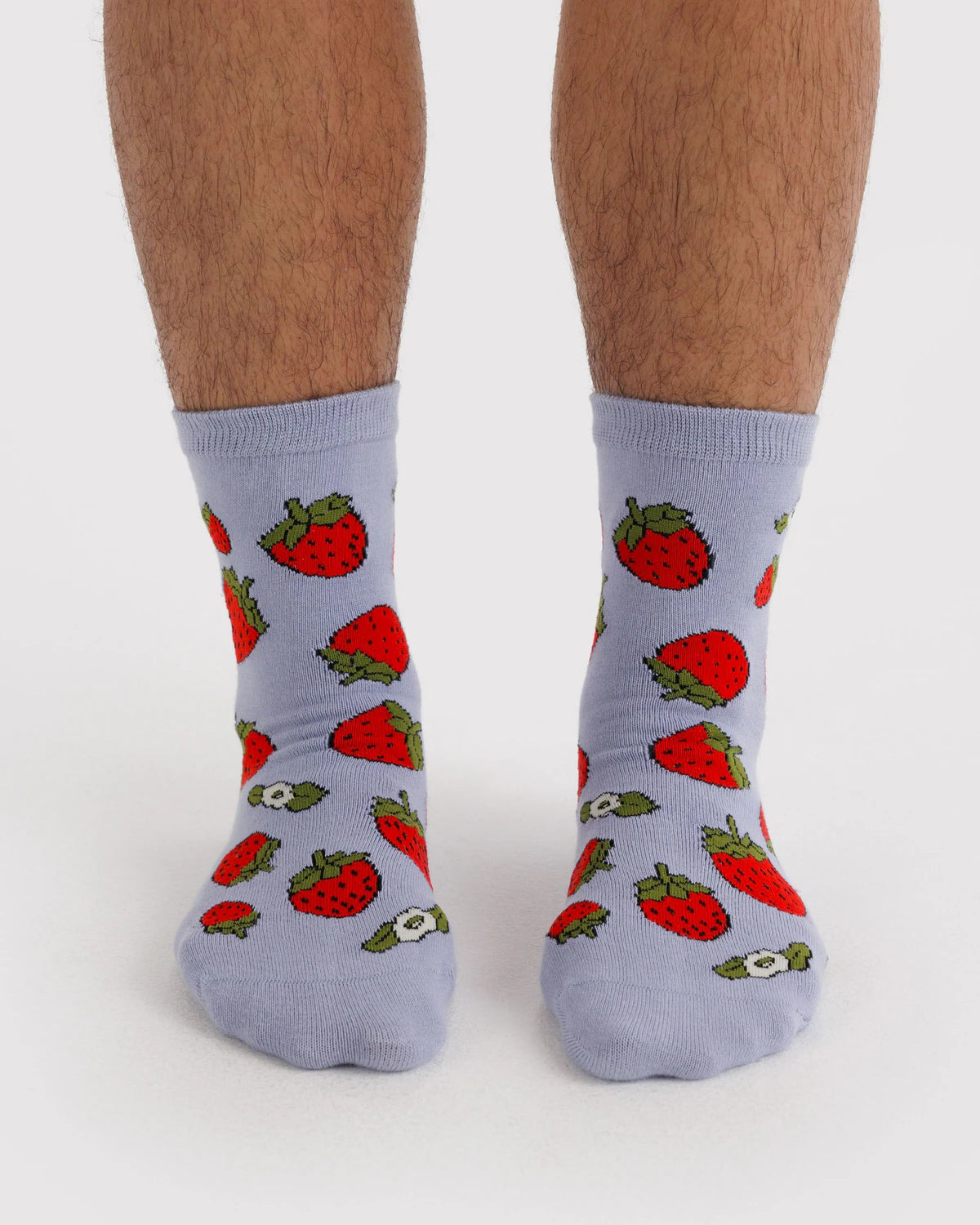 Strawberry Blossom Crew Socks