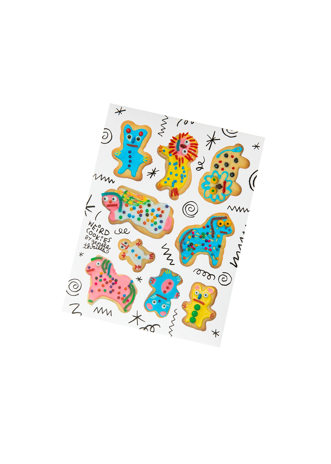 Gentle Thrills Weird Cookies Sticker Sheet
