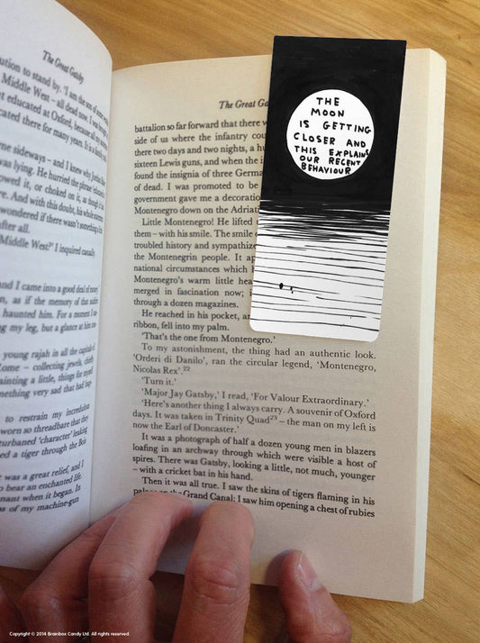 The Moon - Shrigley Magnetic Bookmark