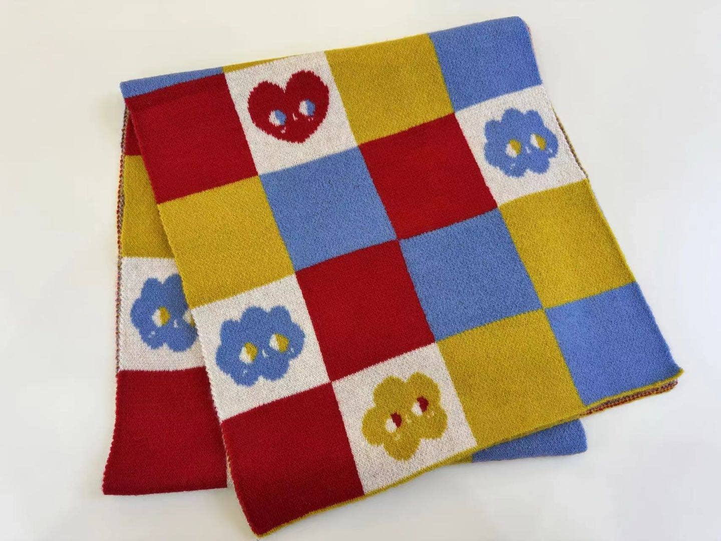 Grid Statement Scarf