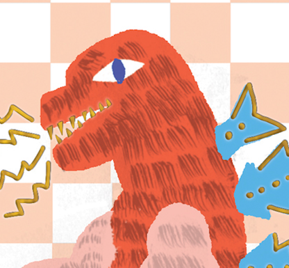 Kaiju Birthday Card