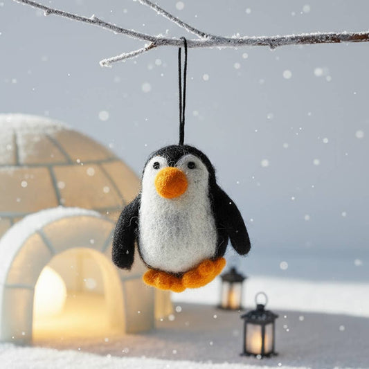 Baby Penguin Felt Decoration