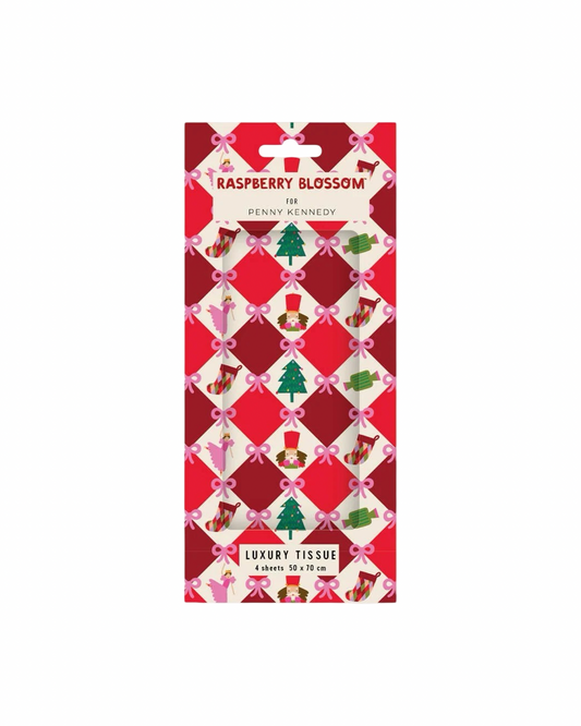 Festive Harlequin Tissue Paper