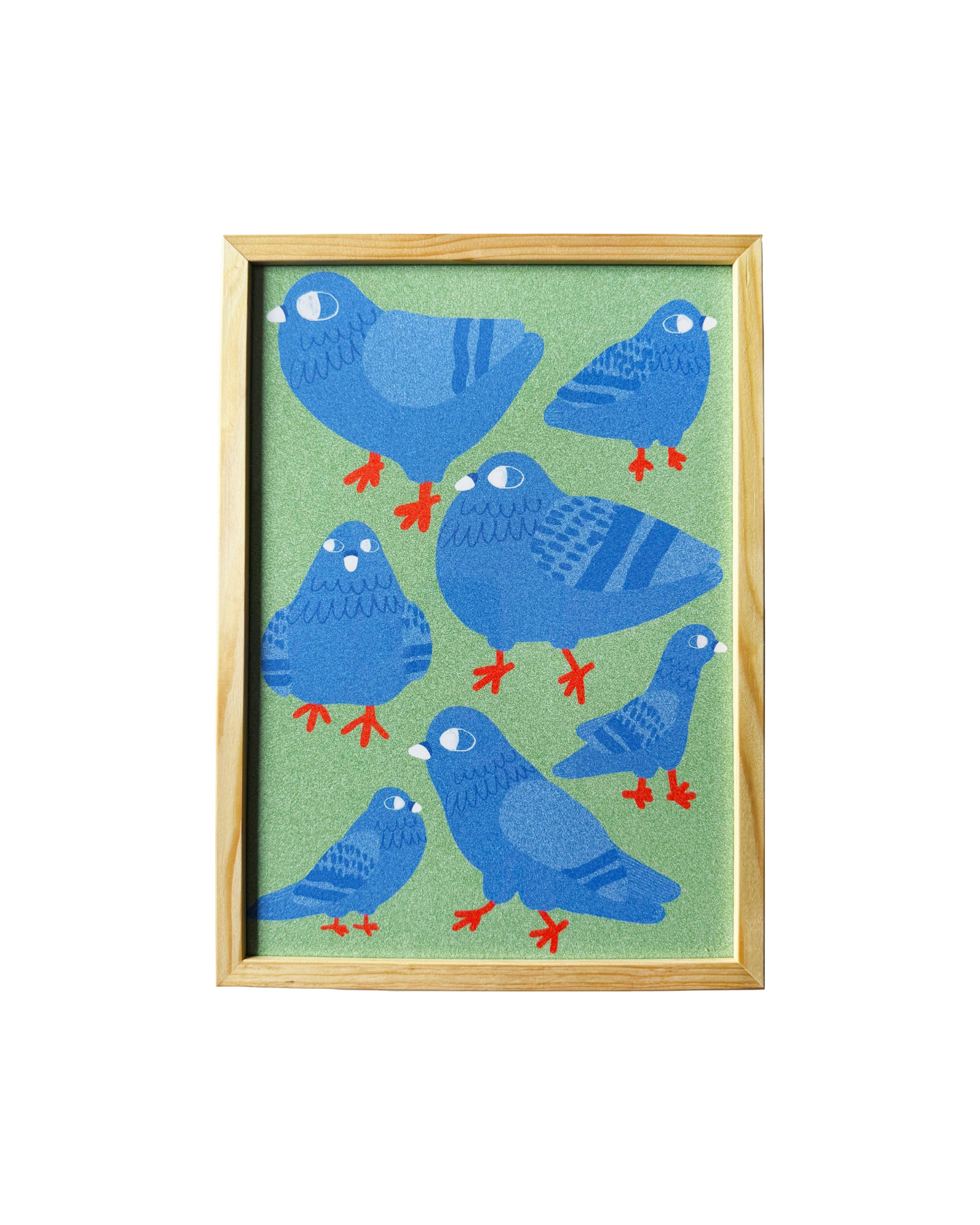 City Pigeons A3 Print