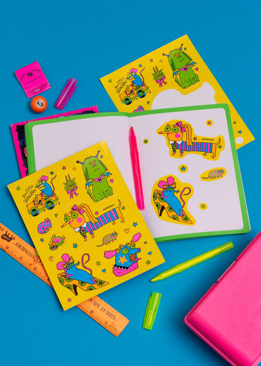 Gentle Thrills Freaky Friends Sticker Sheet