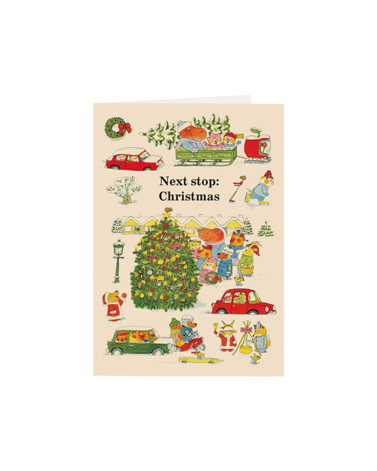 Next Stop Richard Scarry Christmas Card