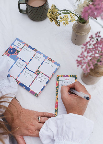Lists Pad - Pansy