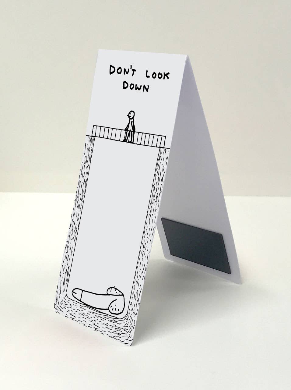 Don't Look Down - Shrigley Magnetic Bookmark