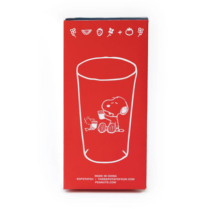 Snoopy "Cheers!" Pebbled Plastic Cups
