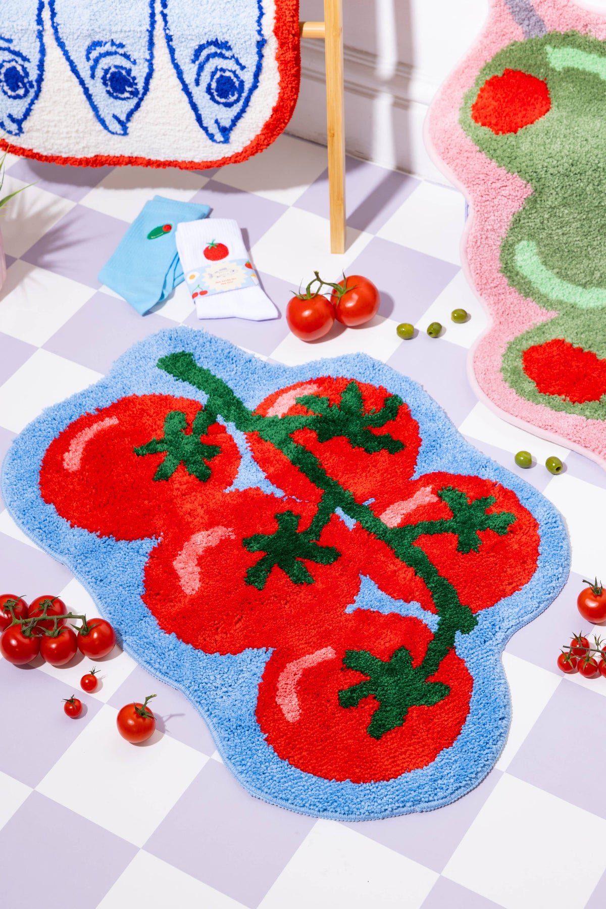 Tomato Bath Mat