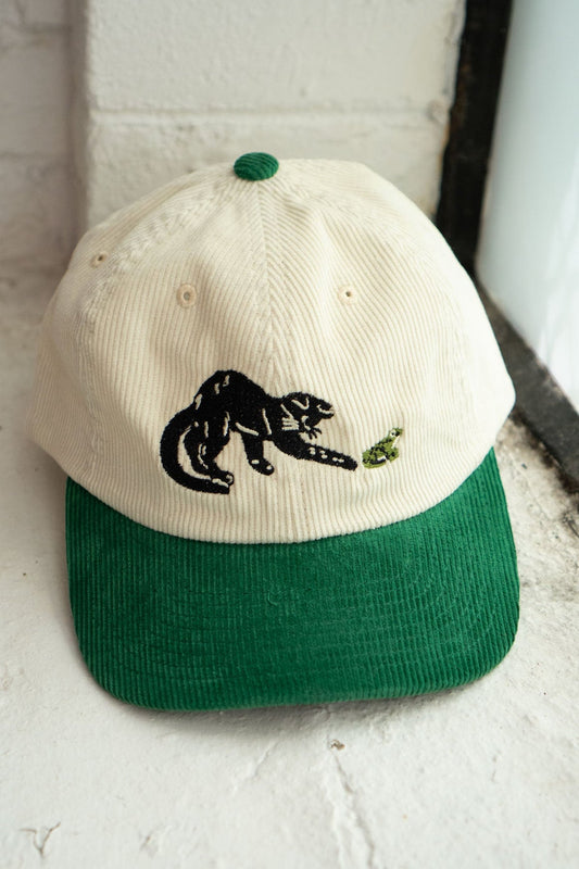Frenemies (Cat & Frog) Corduroy Dad Hat