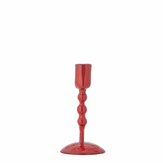 Metal, Red, Eber Candle Holder.