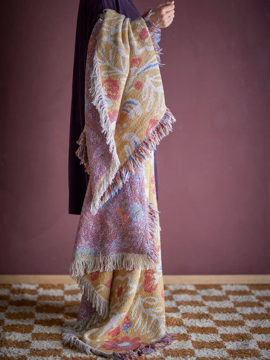Reims Throw, Multi, Recycled Cotton