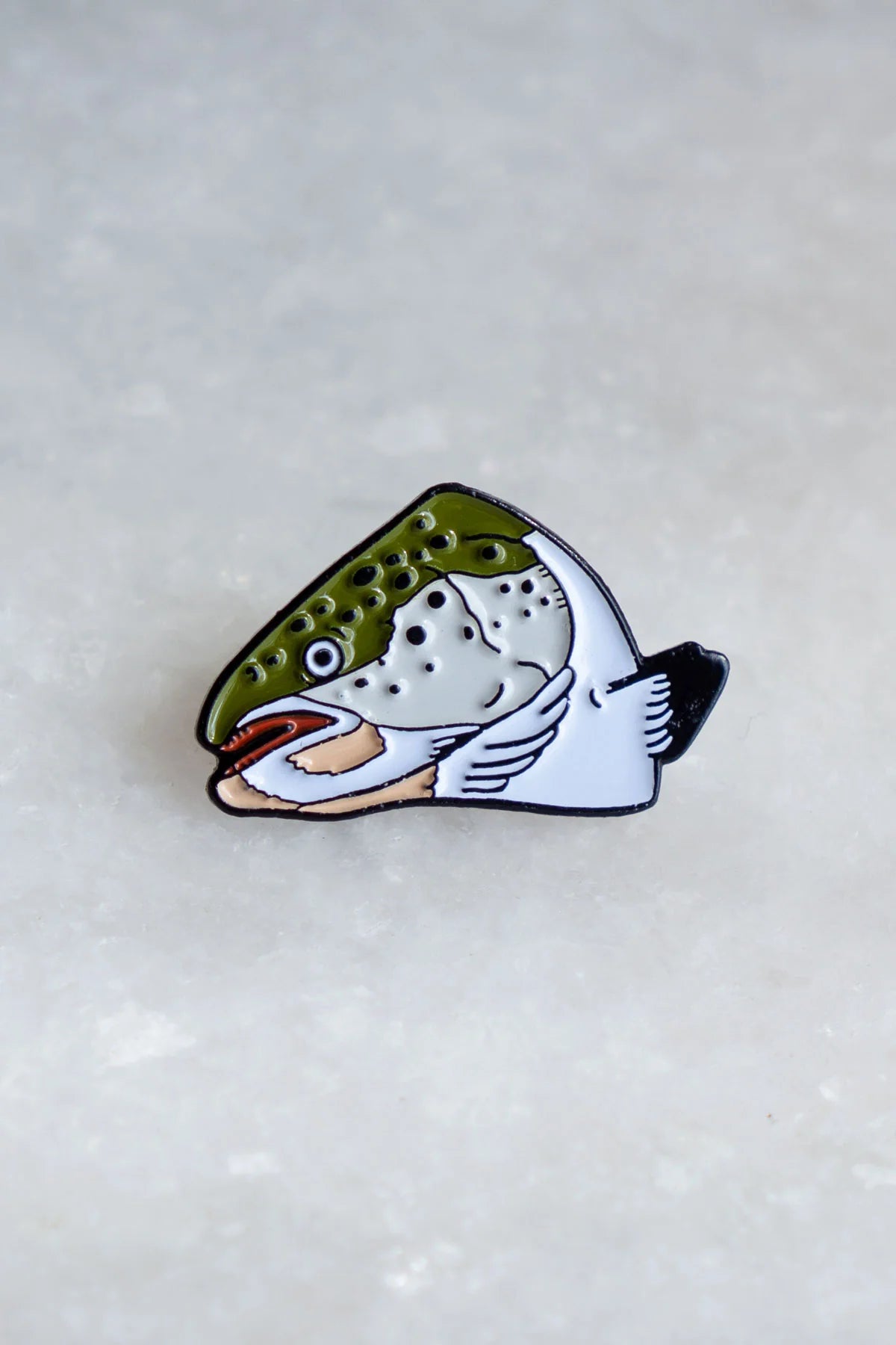 Fish Head Enamel Pin