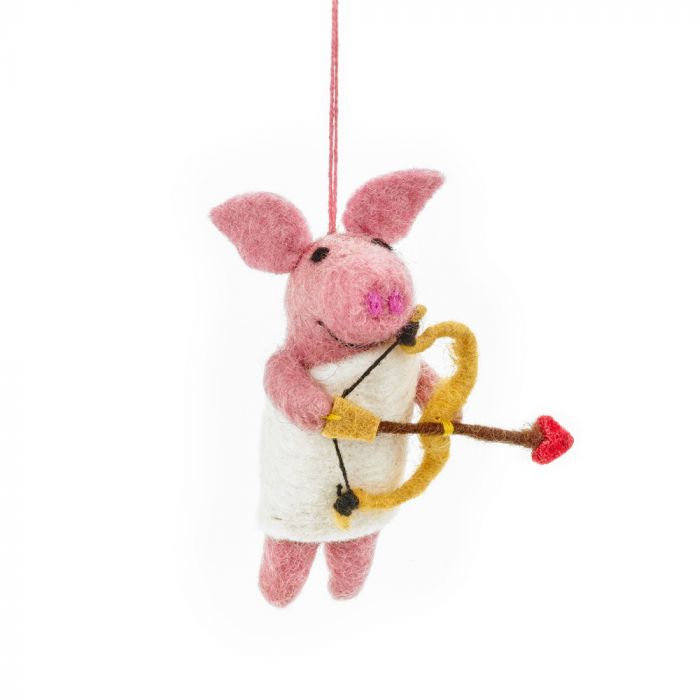 Cupigs Arrow - Valentines Felted Decoration