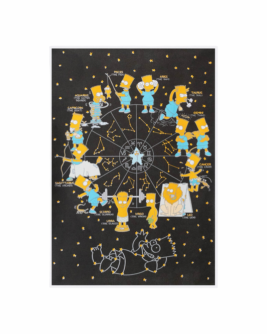 Bart Horoscope A3 Risograph Print