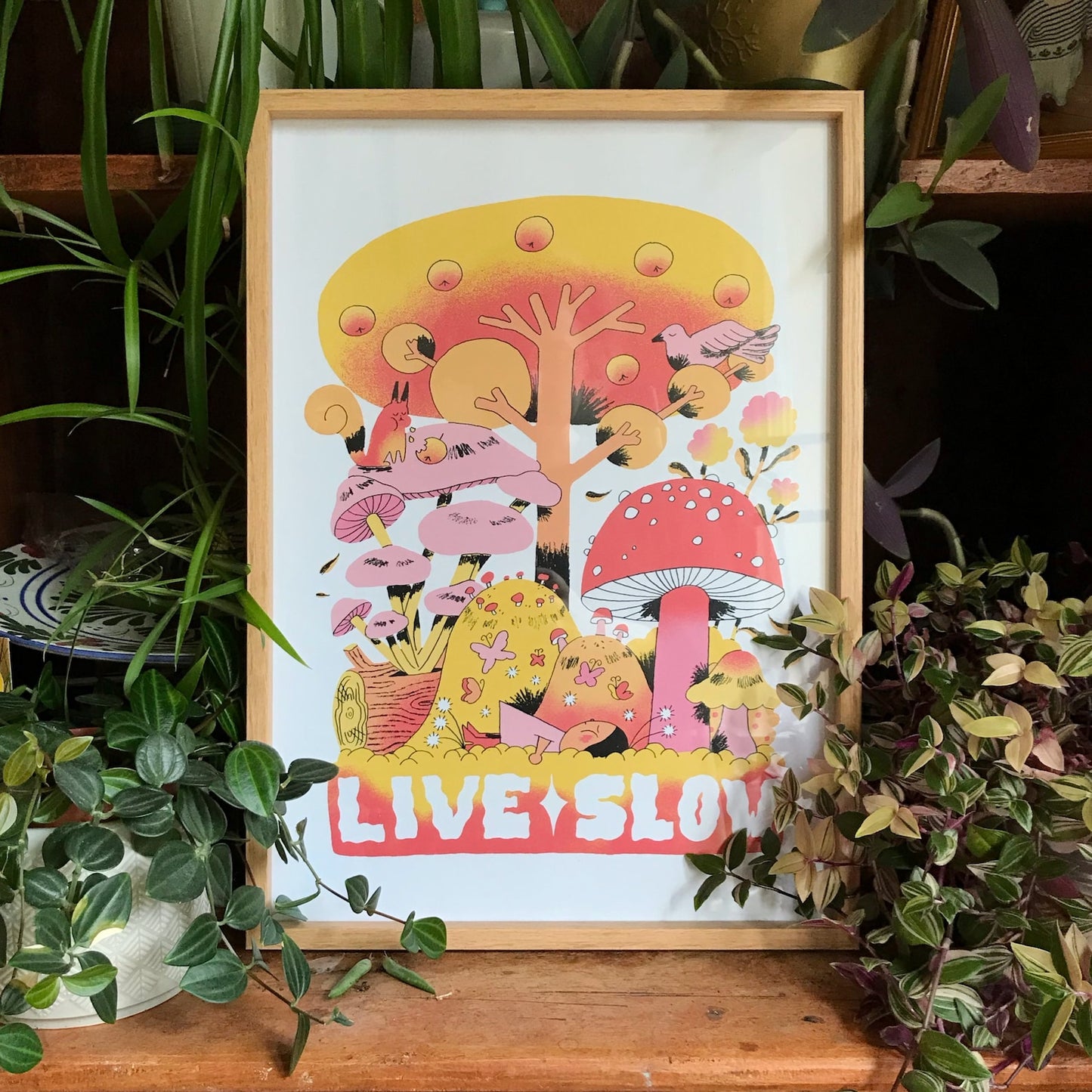 Live Slow A3 Print