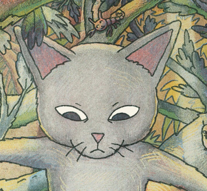 Cat Forest A3 Risograph Print